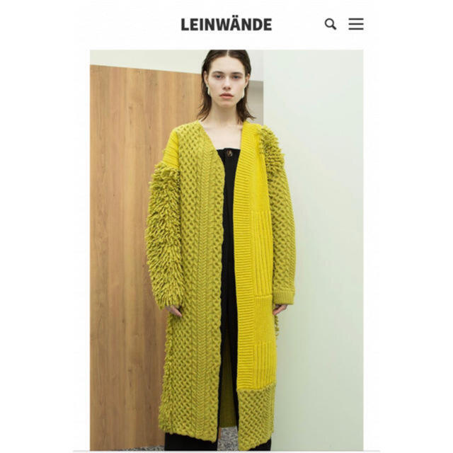 leinwande ニットロングカーディガン