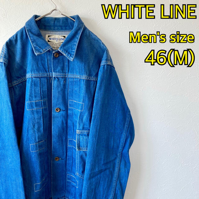 WHITE LINE(ホワイトライン)の【日本製】WHITE LINE デニムジャケット 3rd vintage メンズのジャケット/アウター(Gジャン/デニムジャケット)の商品写真