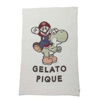 ジェラートピケ(gelato pique)の【新品・未開封】限定 ジェラートピケ マリオ ブランケット マリオ&ヨッシー(その他)