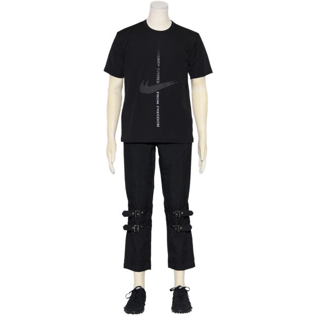 BLACK COMME des GARCONS(ブラックコムデギャルソン)のブラックコムデギャルソン NIKE ナイキ コラボTシャツ BLACK ブラック メンズのトップス(Tシャツ/カットソー(半袖/袖なし))の商品写真