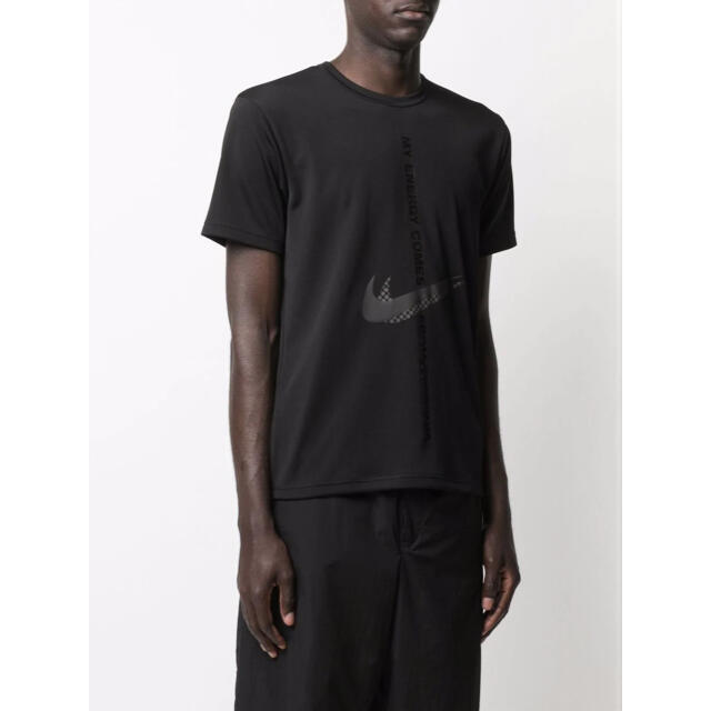 BLACK COMME des GARCONS(ブラックコムデギャルソン)のブラックコムデギャルソン NIKE ナイキ コラボTシャツ BLACK ブラック メンズのトップス(Tシャツ/カットソー(半袖/袖なし))の商品写真