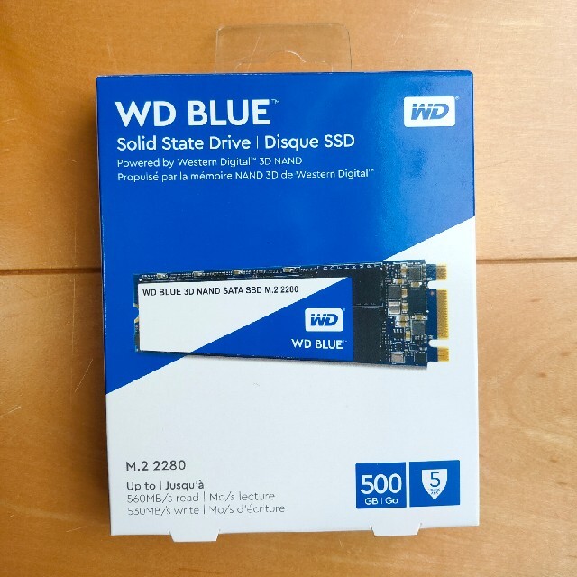 m.2 SSD　500GB　WDS500G2B0B