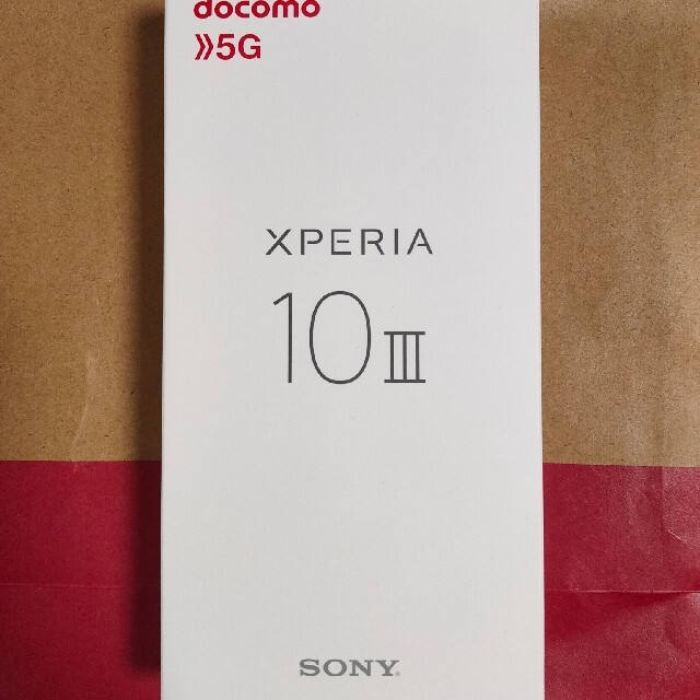 Xperia(エクスペリア)のXperia 10 III SO-52B　docomo（SIMロック解除済） スマホ/家電/カメラのスマートフォン/携帯電話(スマートフォン本体)の商品写真