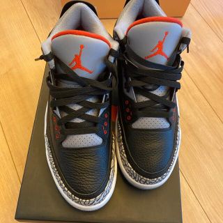 ナイキ(NIKE)のair jordan3 og black cement 27.5(スニーカー)