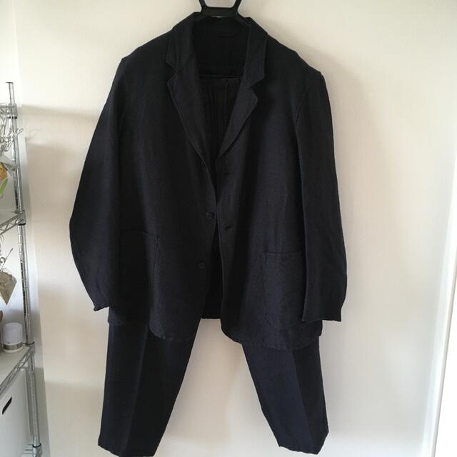 COMOLI 20AW ウールシルクジャケット ネイビー COMOLI 20AW ウールシルクジャケット ネイビー