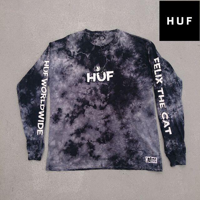 HUF(ハフ)のHUF FELIX THE CAT フェリックス ロングスリーブ ロンT 袖ロゴ メンズのトップス(Tシャツ/カットソー(七分/長袖))の商品写真