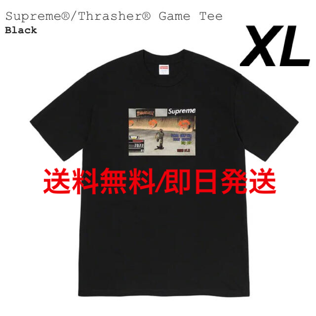 Supreme / Thrasher  Game Tee Black Xl