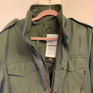 アルファインダストリーズ(ALPHA INDUSTRIES)のALPHA アルファ M65 ミリタリージャケット モッズコート(ミリタリージャケット)