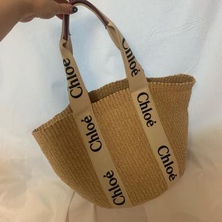 クロエ(Chloe)のchloe クロエ　woody かごバッグ 2021(かごバッグ/ストローバッグ)