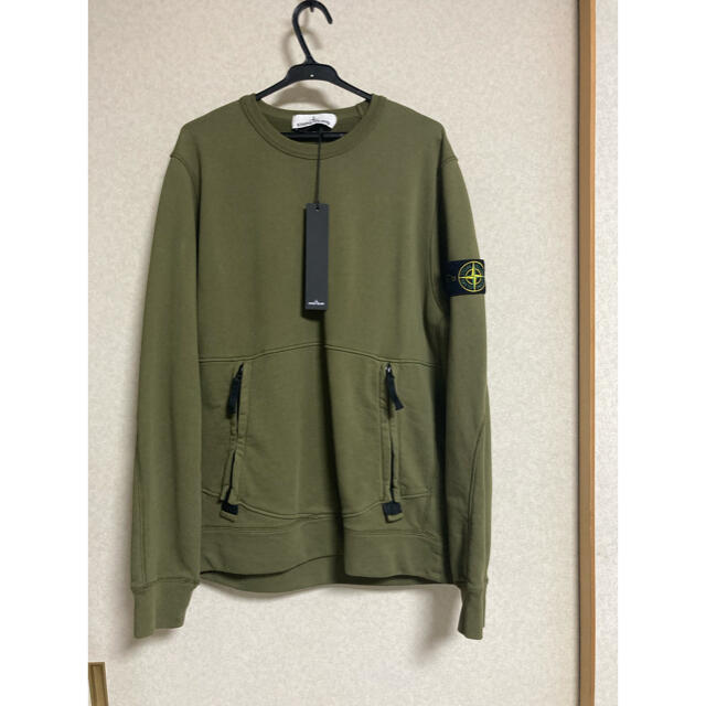 新品 21ss stone island ガーメントダイ スウェット