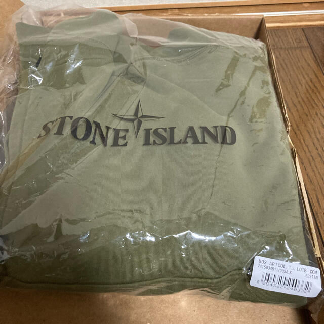 新品 21ss stone island ガーメントダイ スウェット