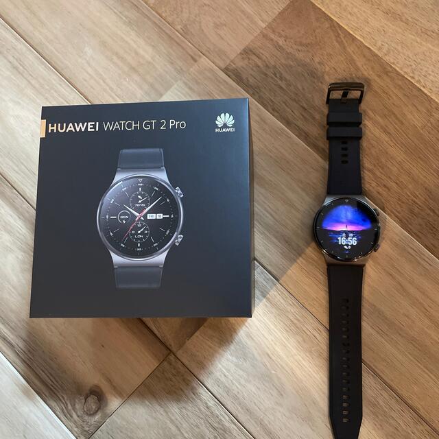 HUAWEI(ファーウェイ)のHUAWEI WATCH GT2 Pro 極美品 メンズの時計(腕時計(デジタル))の商品写真