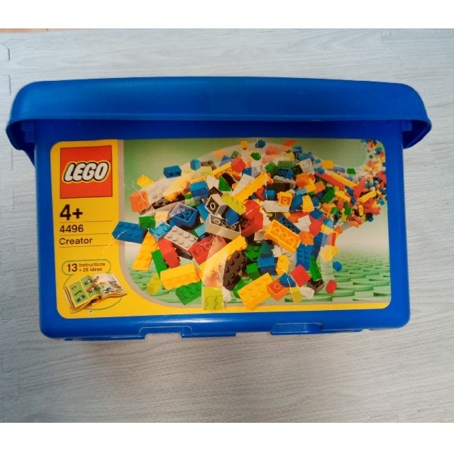 Lego(レゴ)のLEGO　4496　基本セット　青いコンテナ　レゴブロック　 キッズ/ベビー/マタニティのおもちゃ(積み木/ブロック)の商品写真