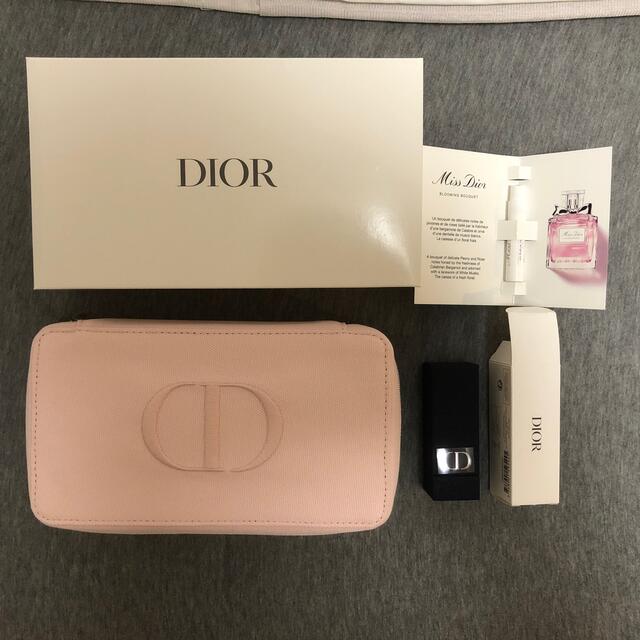 Dior(ディオール)のDIORのノベルティポーチとリップケース レディースのファッション小物(ポーチ)の商品写真