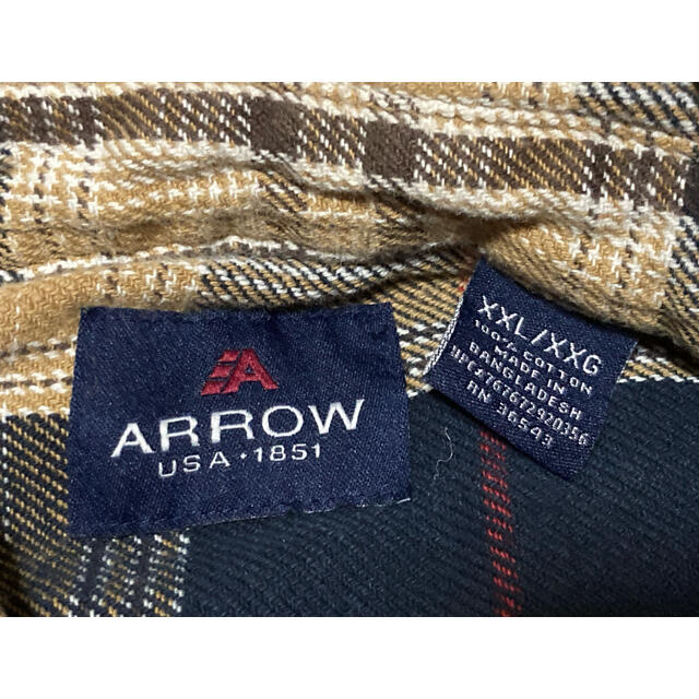 ARROW(アロー)のARROW ネルシャツ メンズのトップス(シャツ)の商品写真
