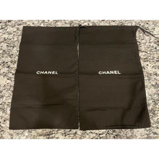 シャネル(CHANEL)の新品未使用✴︎シャネル CHANEL　シューズ袋 保管 布袋 巾着 2枚セット(ポーチ)