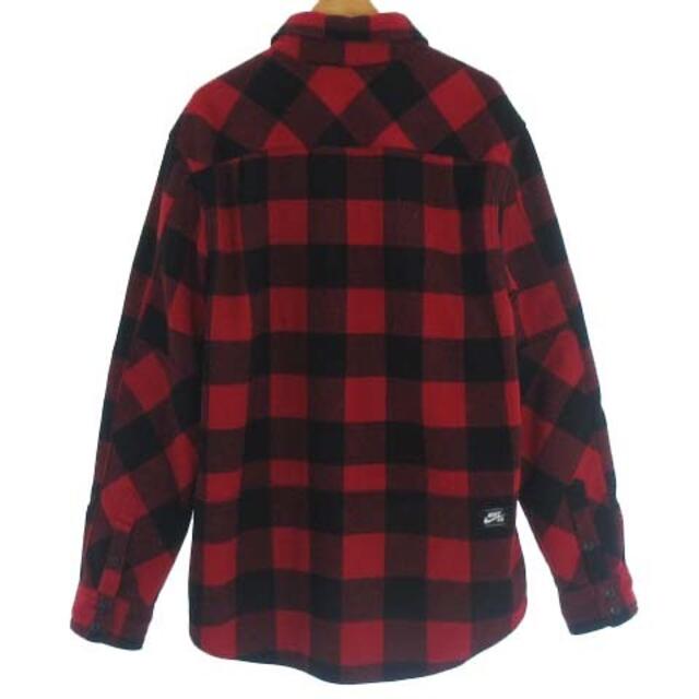 NIKE(ナイキ)のナイキ バッファロー チェック ネルシャツ 長袖 ウール 赤 黒 XL メンズのトップス(シャツ)の商品写真