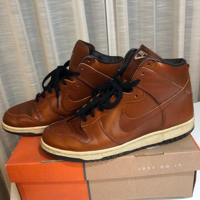 NIKE DUNK HIGH PREMIUM CURRY BROWN ダンク 茶