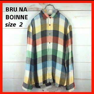 ブルーナボイン(BRUNABOINNE)の「鮮やかな色合い♪デザイン性の高さも◎」Brunaboinneデザインシャツ(シャツ)