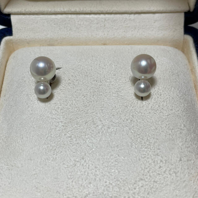 MIKIMOTO(ミキモト)の現行品　ミキモト　K18 パールイヤリング　美品 レディースのアクセサリー(イヤリング)の商品写真