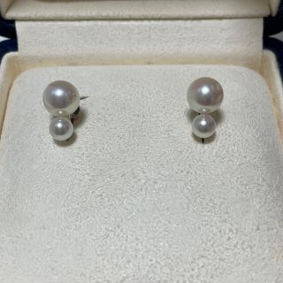 ミキモト(MIKIMOTO)の現行品　ミキモト　K18 パールイヤリング　美品(イヤリング)