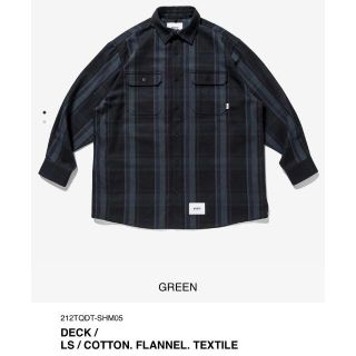 WTAPS 22aw DECK LS COTTON FLANNEL  M