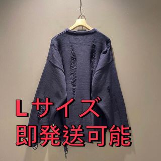 ビームス(BEAMS)のLサイズ SSZ KURSED KNIT クラッシュニットah daiwa(ニット/セーター)