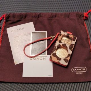 コーチ(COACH)の【COACH】iPodケース【ハラコ素材】(モバイルケース/カバー)