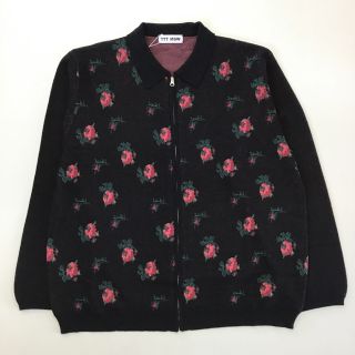 サカイ(sacai)のTTT_MSW 20aw 花柄　カーディガン　ニットポロ(カーディガン)