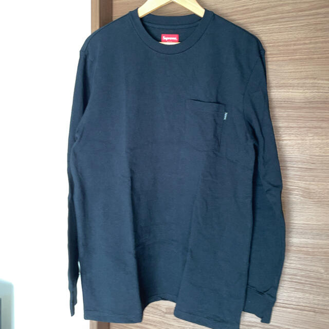 Supreme(シュプリーム)のSupreme L/S Pocket Tee Black メンズのトップス(Tシャツ/カットソー(七分/長袖))の商品写真