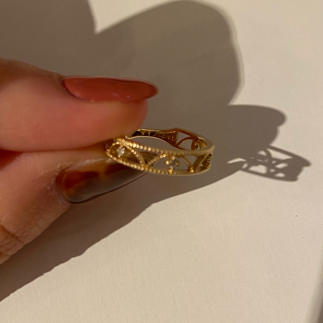 ete(エテ)のete k10 ダイヤモンドのリング レディースのアクセサリー(リング(指輪))の商品写真