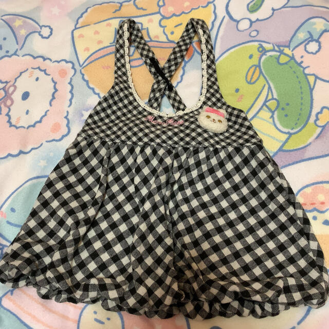 mezzo piano(メゾピアノ)のメゾピアノ 立体うさぎ 90 キッズ/ベビー/マタニティのキッズ服女の子用(90cm~)(ワンピース)の商品写真