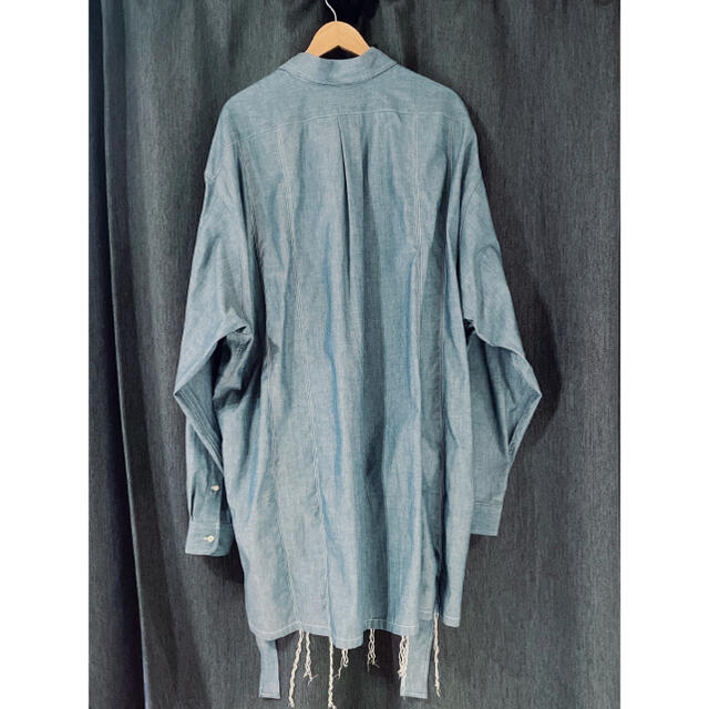 UNUSED - Sillage CHAMBRAY STITCH SHIRT LONG NAVYの通販 by AFX's shop｜アンユーズドならラクマ 新作限定品