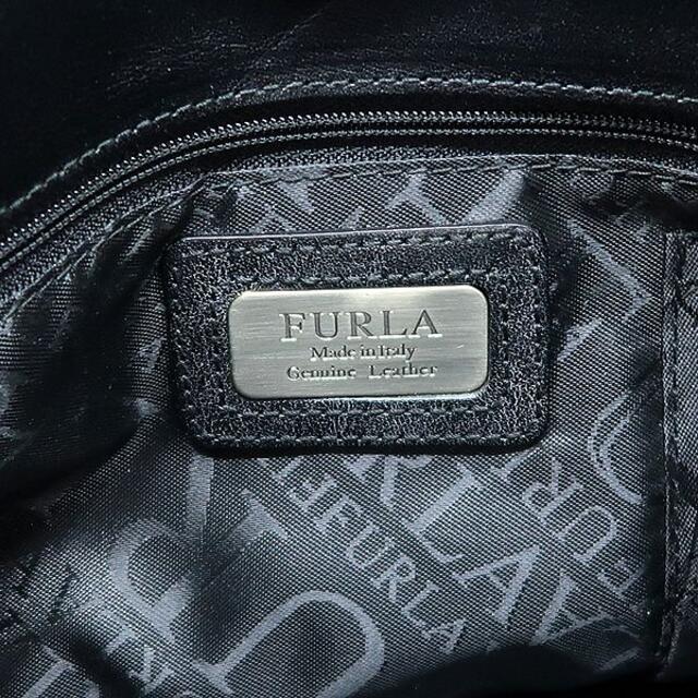 FURLA フルラ レザー ミニ トートバッグ 黒 バッグ 6