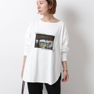 スピックアンドスパン(Spick & Span)のSpick & Span フォトロングラウンドTシャツ(カットソー(長袖/七分))