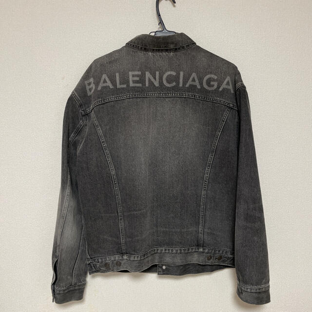 balenciaga バックロゴ　デニムジャケット　18ssメンズ