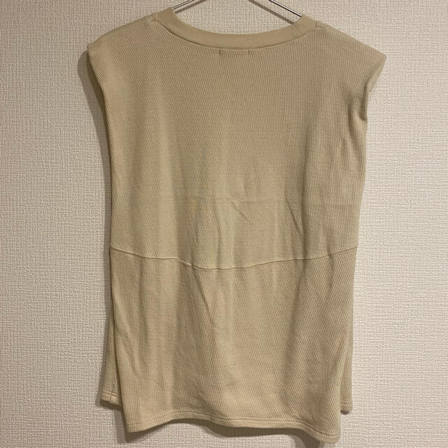 Ameri VINTAGE(アメリヴィンテージ)の【clane】POWER SHOULDER THERMAL TOPS レディースのトップス(カットソー(半袖/袖なし))の商品写真