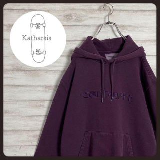 カーハート(carhartt)の【即完売モデル】カーハートwip 刺繍デカロゴ　希少カラー　パーカー(パーカー)