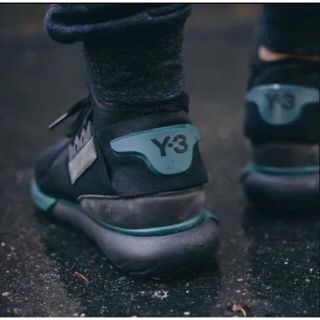 ワイスリー(Y-3)のY-3 QASA HIGH GRAY/BLACK/GREEN 25.5cm(スニーカー)