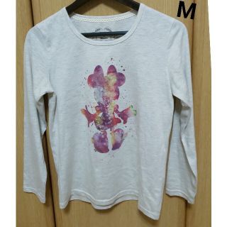 ディズニー(Disney)の【古着・ユーズド】ディズニー ミニーマウス 長袖Tシャツ M(Tシャツ(長袖/七分))