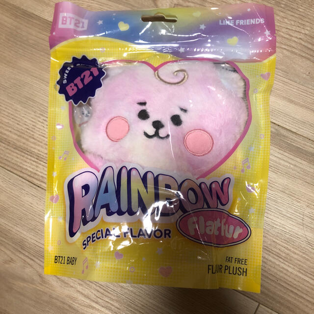 公式　BT21 新商品！レインボー　ベビーぬいぐるみ TATA ♡RJ