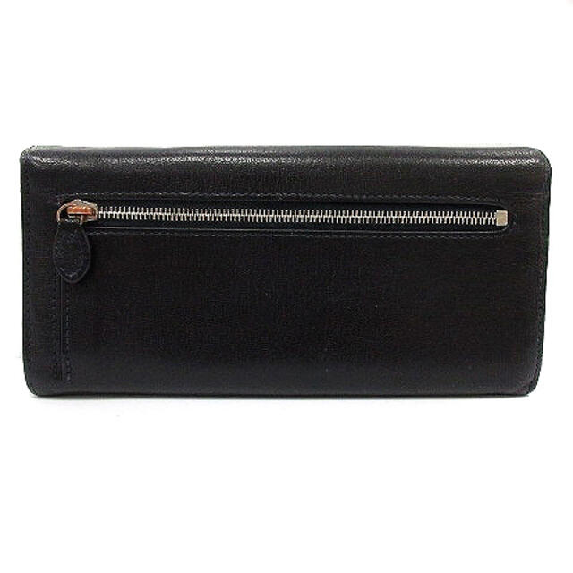Mulberry(マルベリー)のマルベリー 長財布 二つ折り リボン レザー 黒 レディースのファッション小物(財布)の商品写真