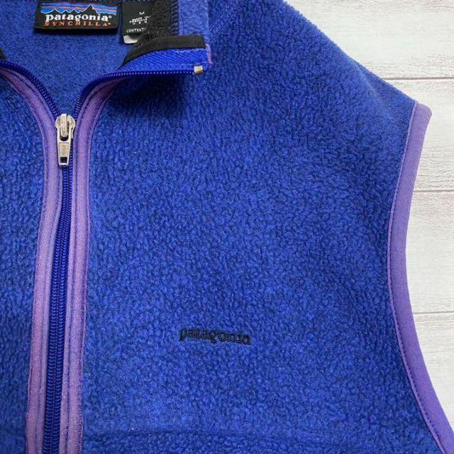 patagonia(パタゴニア)の【USA製】90s パタゴニア シンチラ　ジップアップ　フリースベスト メンズのトップス(ベスト)の商品写真