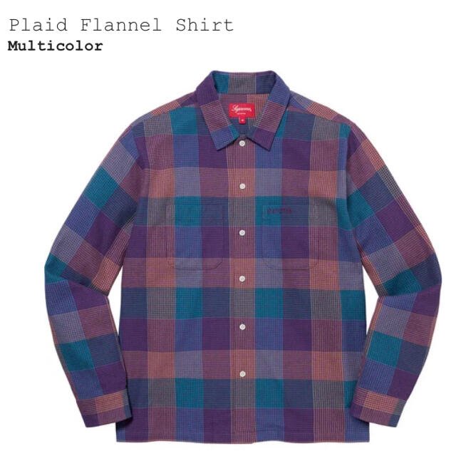 supreme 21aw Plaid Flannel Shirt S ネルシャツ