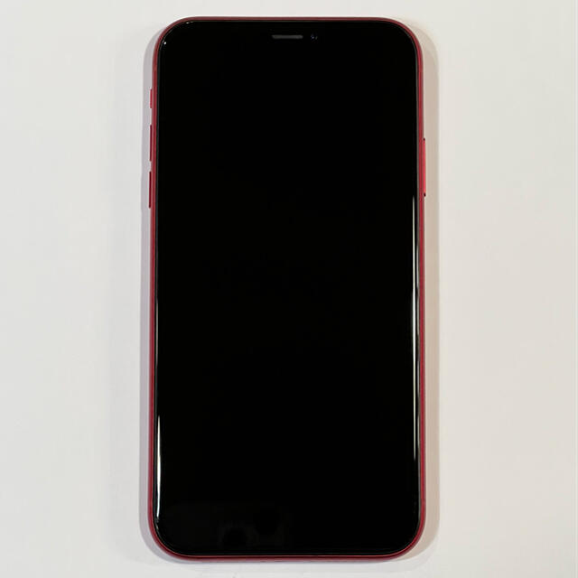 iPhone XR RED 128GB SIMフリー☆イヤホン付-