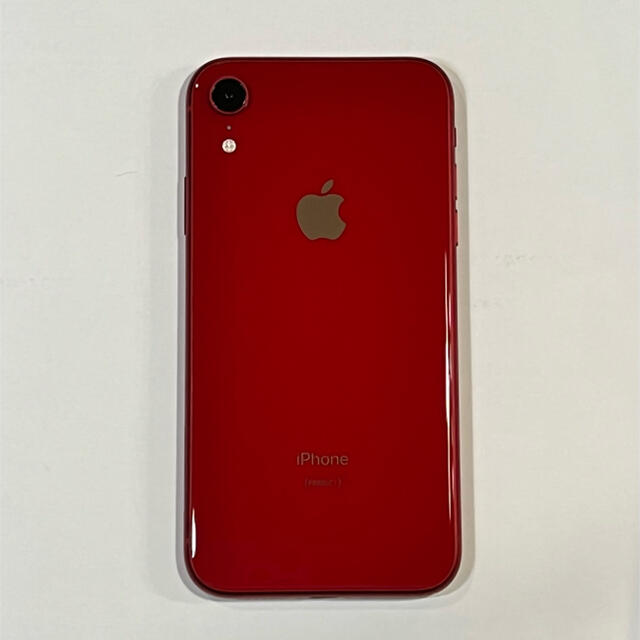 iPhone(アイフォーン)のiPhone XR 128GB (PRODUCT)RED SIMフリー スマホ/家電/カメラのスマートフォン/携帯電話(スマートフォン本体)の商品写真