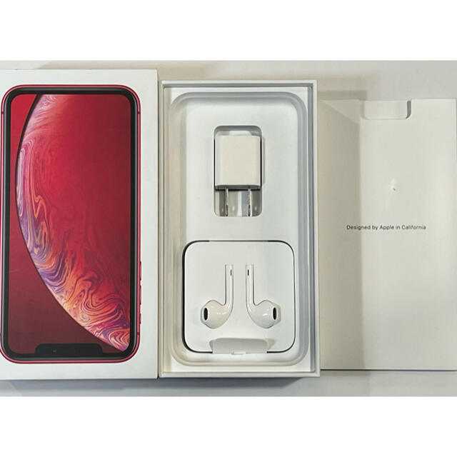 iPhone(アイフォーン)のiPhone XR 128GB (PRODUCT)RED SIMフリー スマホ/家電/カメラのスマートフォン/携帯電話(スマートフォン本体)の商品写真