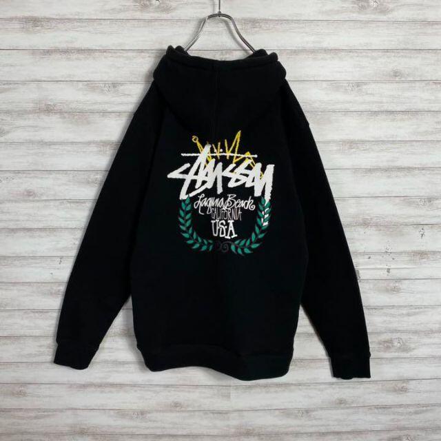 プリントに STUSSY ステューシー クラウンロゴプリントスウェット L ないです