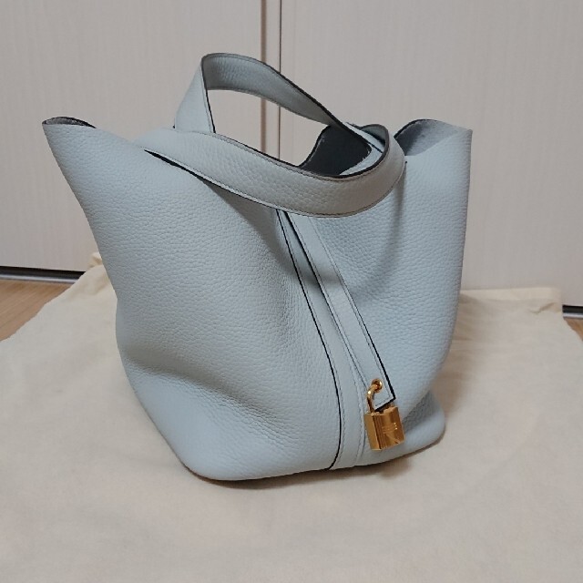 ????専用????【HERMES】ピコタンロックMM (ブルーペール × ゴールド)