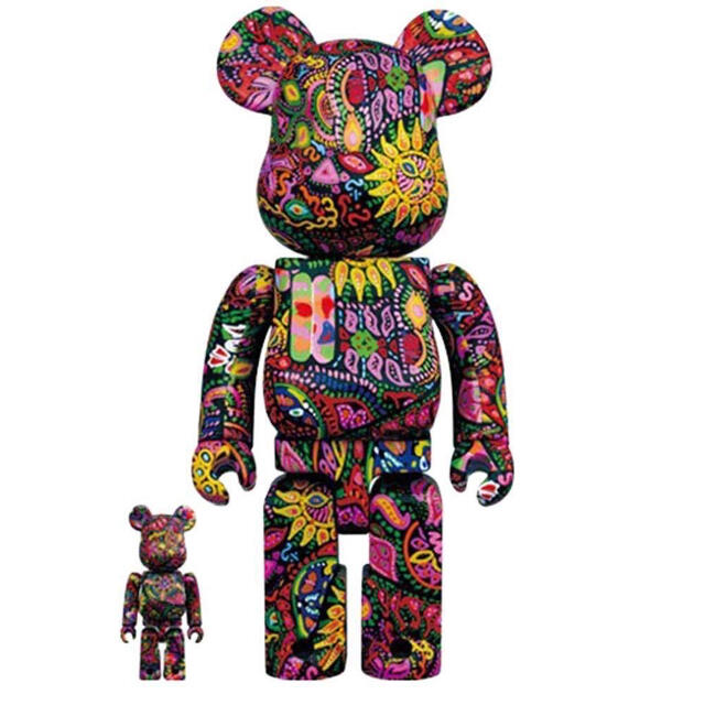 BE@RBRICK Psychedelic Paisley 100％&400％zilch